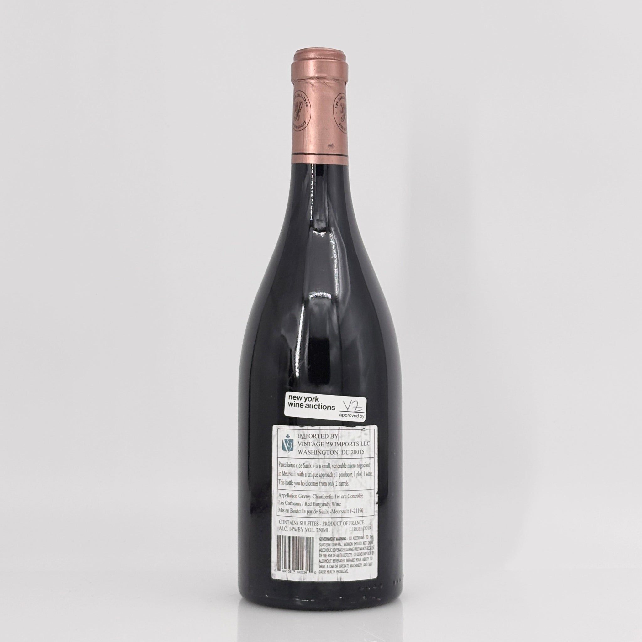 2019 Les Parcellaires de Saulx Les Corbeaux Gevrey-Chambertin Premier Cru, France