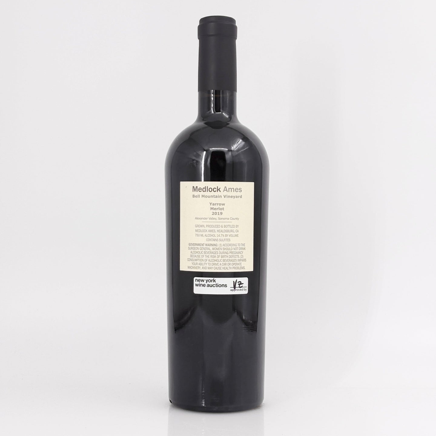 2019 Medlock Ames 'Yarrow' Merlot Alexander Valley, USA