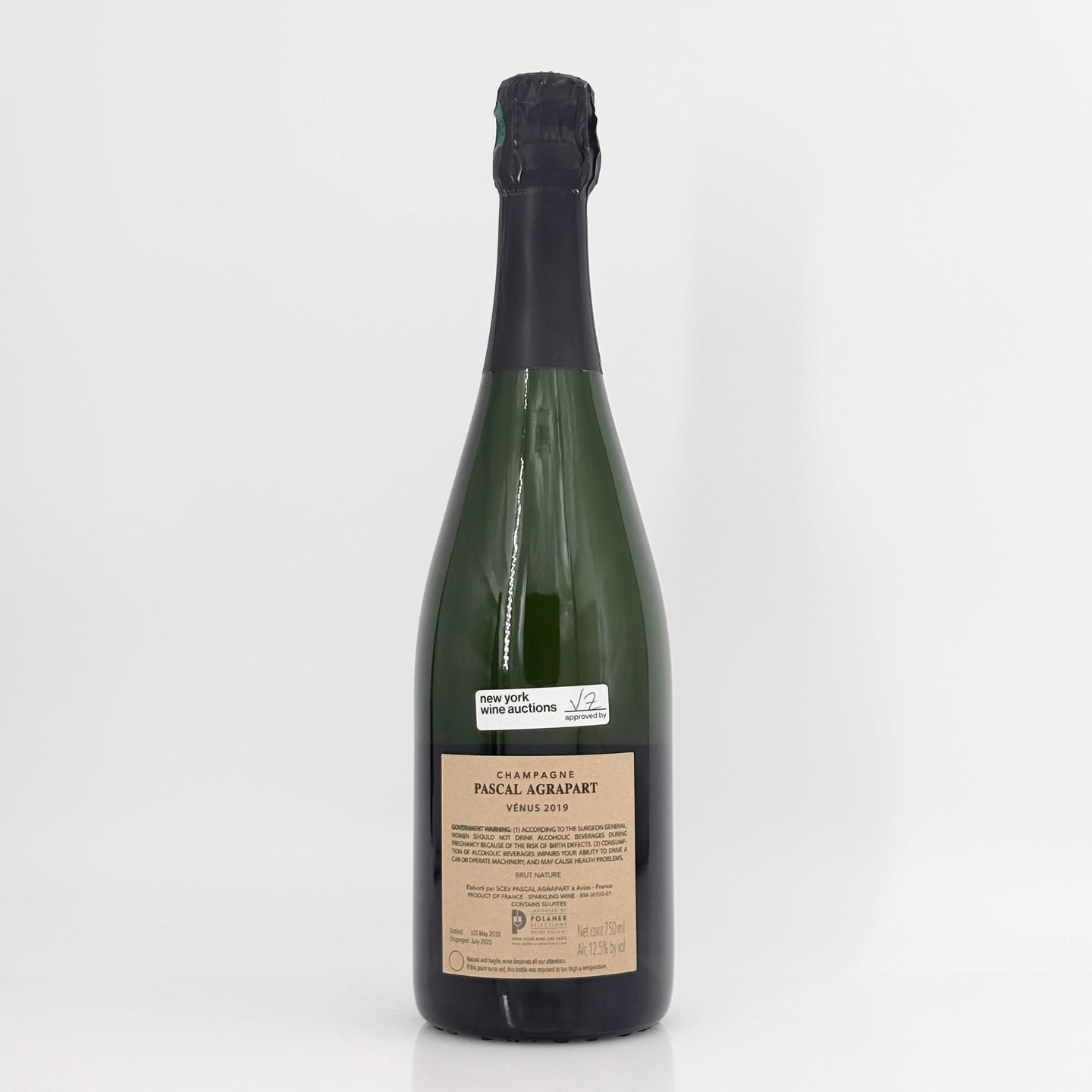 2019 Pascal Agrapart Venus Blanc de Blancs Grand Cru Brut Nature Millesime Champagne, France