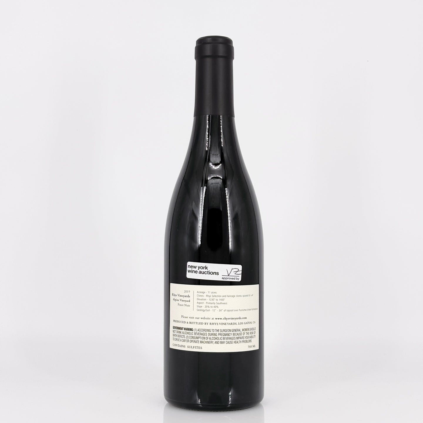 2019 Rhys Vineyards Alpine Vineyard Pinot Noir Santa Cruz Mountains, USA