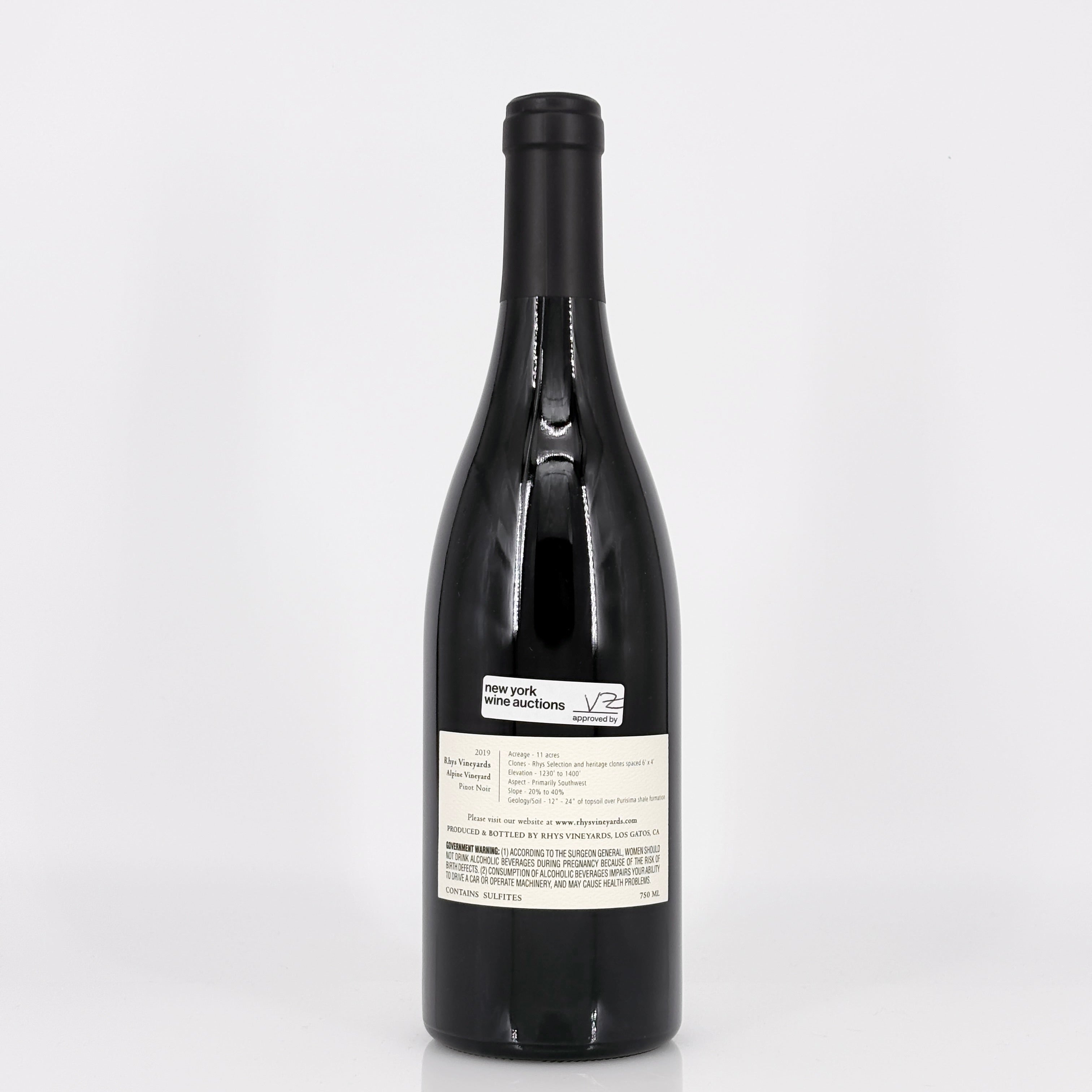 2019 Rhys Vineyards Alpine Vineyard Pinot Noir Santa Cruz Mountains, USA