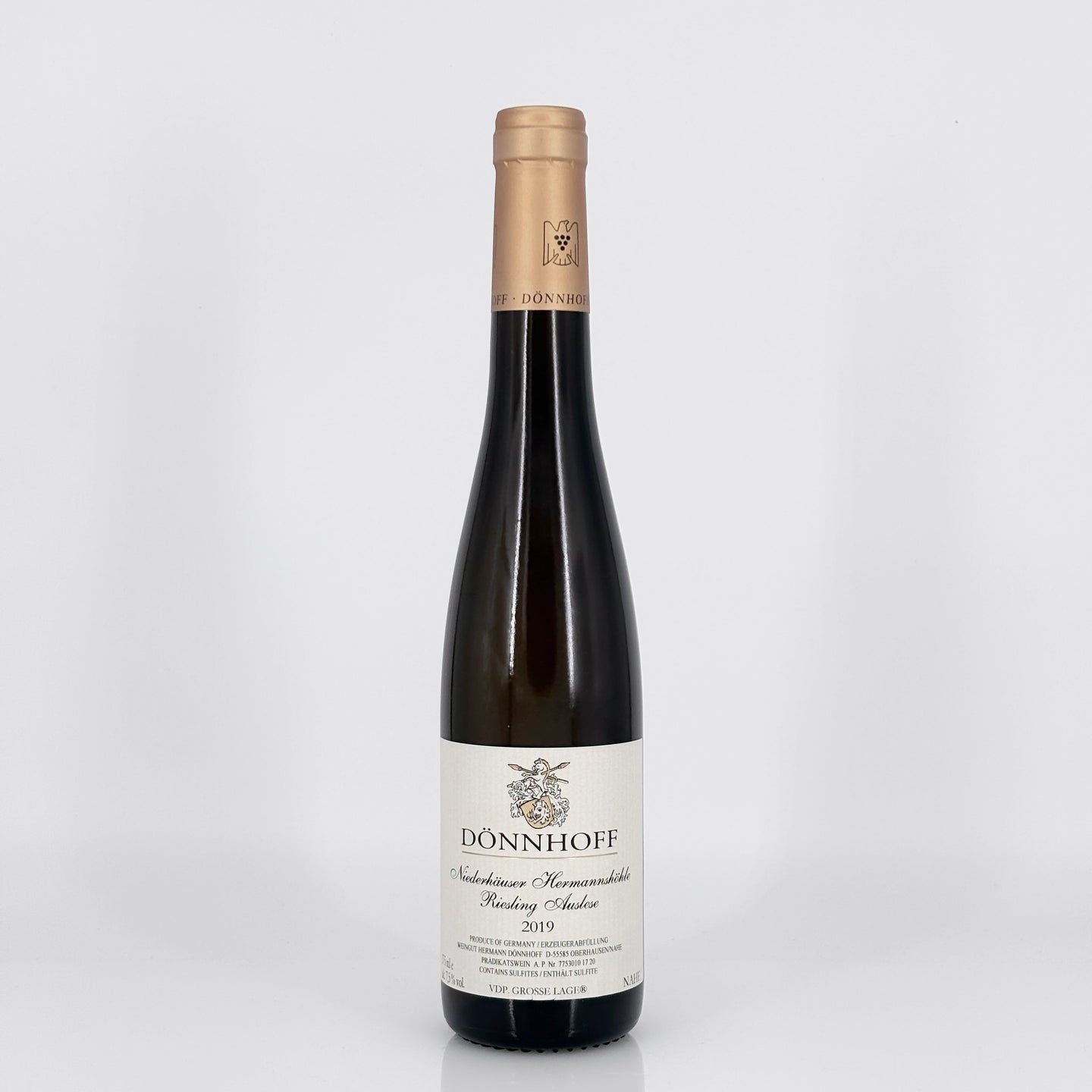 2019 Weingut Donnhoff Niederhauser Hermannshohle Riesling Auslese Goldkapsel 375ml Nahe, Germany (Lot 2)