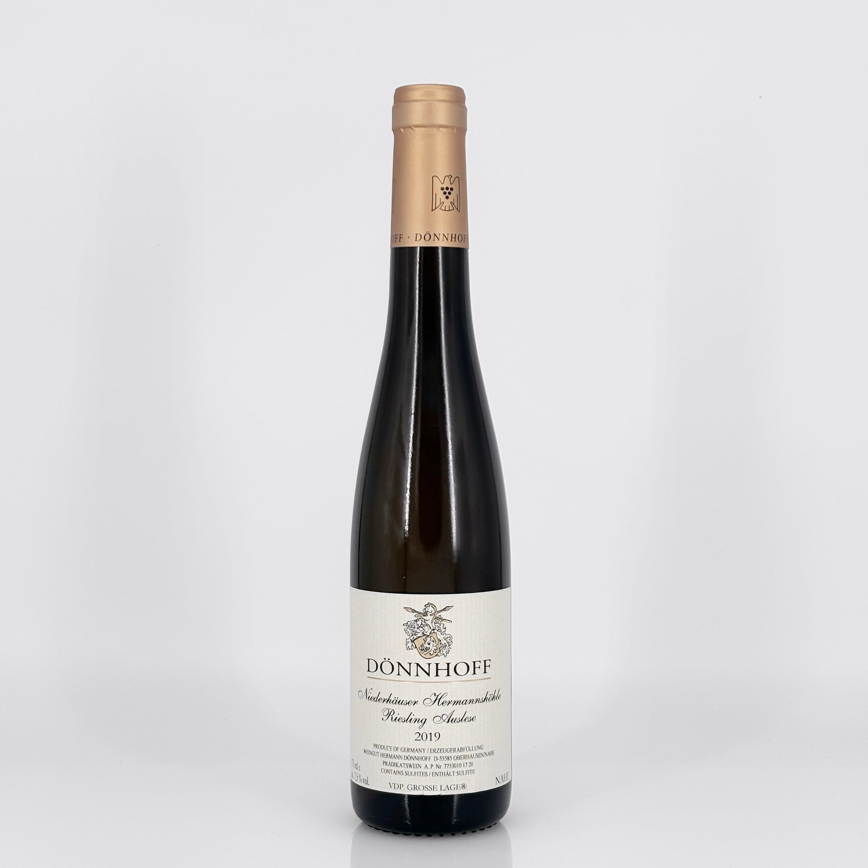 2019 Weingut Donnhoff Niederhauser Hermannshohle Riesling Auslese Goldkapsel 375ml Nahe, Germany