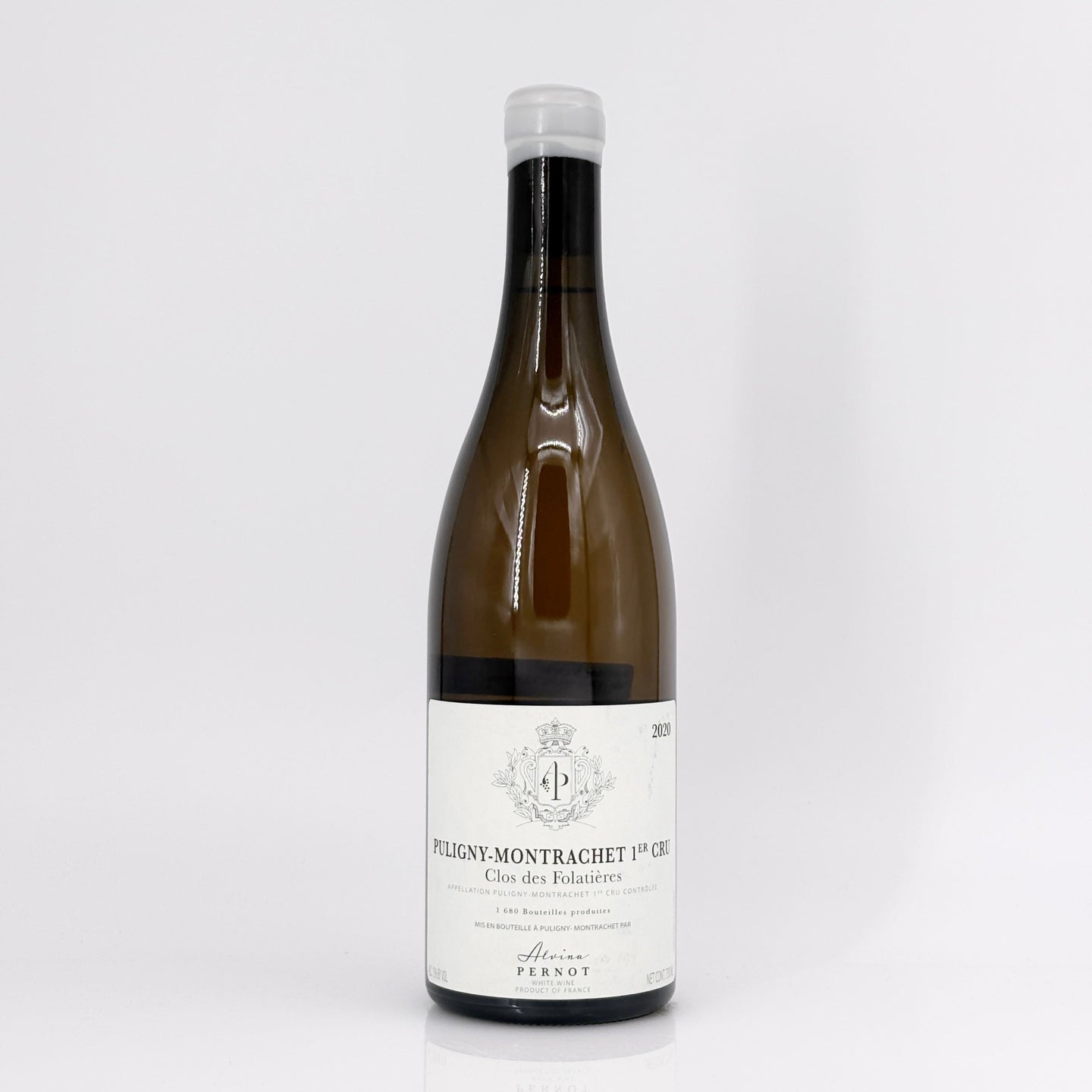 2020 Alvina Pernot Les Folatieres Puligny-Montrachet Premier Cru, France