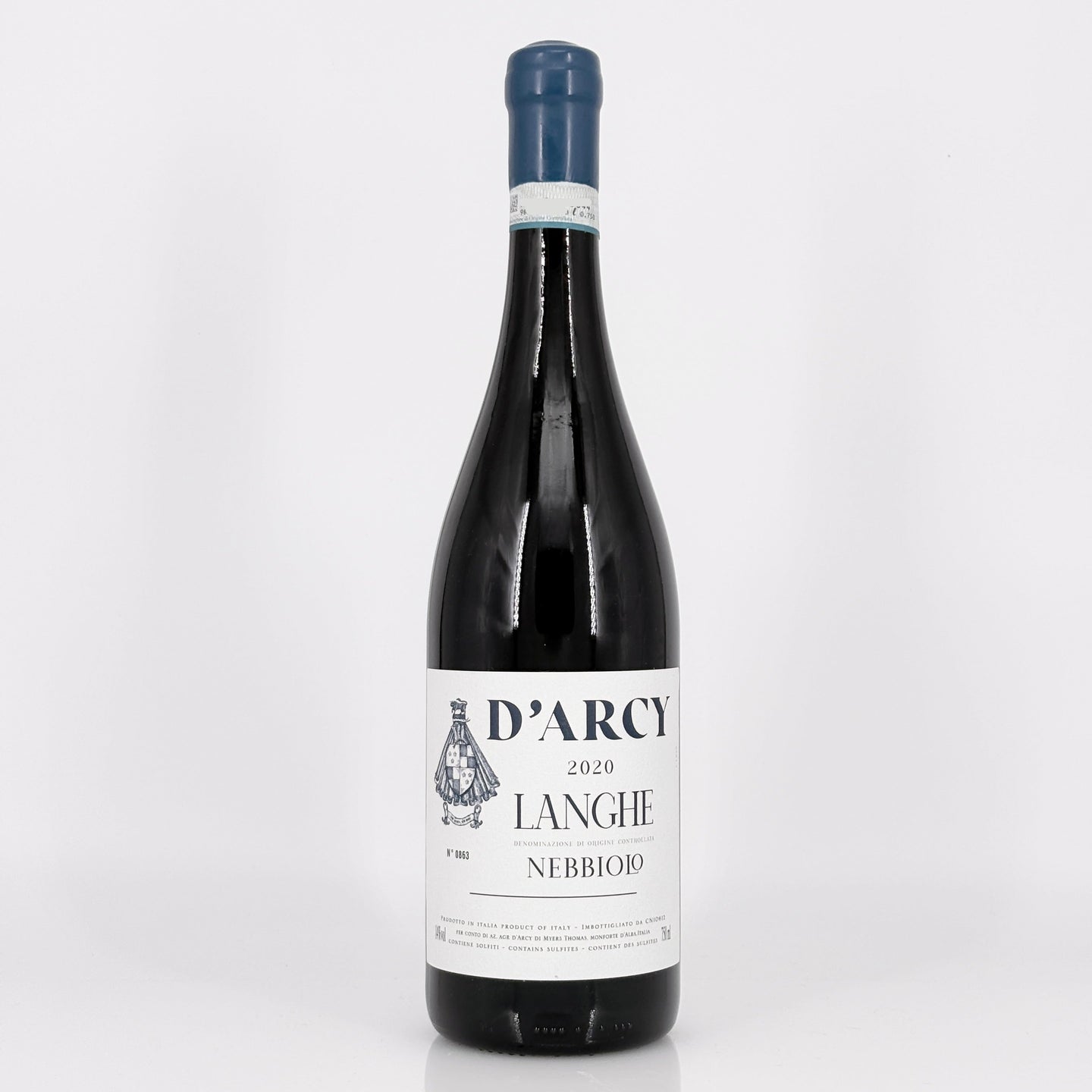 2020 Cantina D'Arcy Langhe Nebbiolo, Piedmont, Italy [6-Bottle Lot]