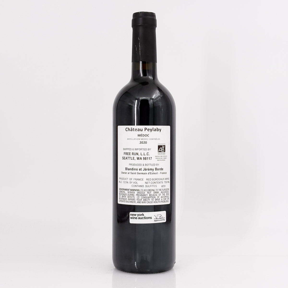 2020 Chateau Peylaby Medoc, France