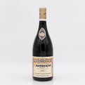 Wine bottle with a white background 