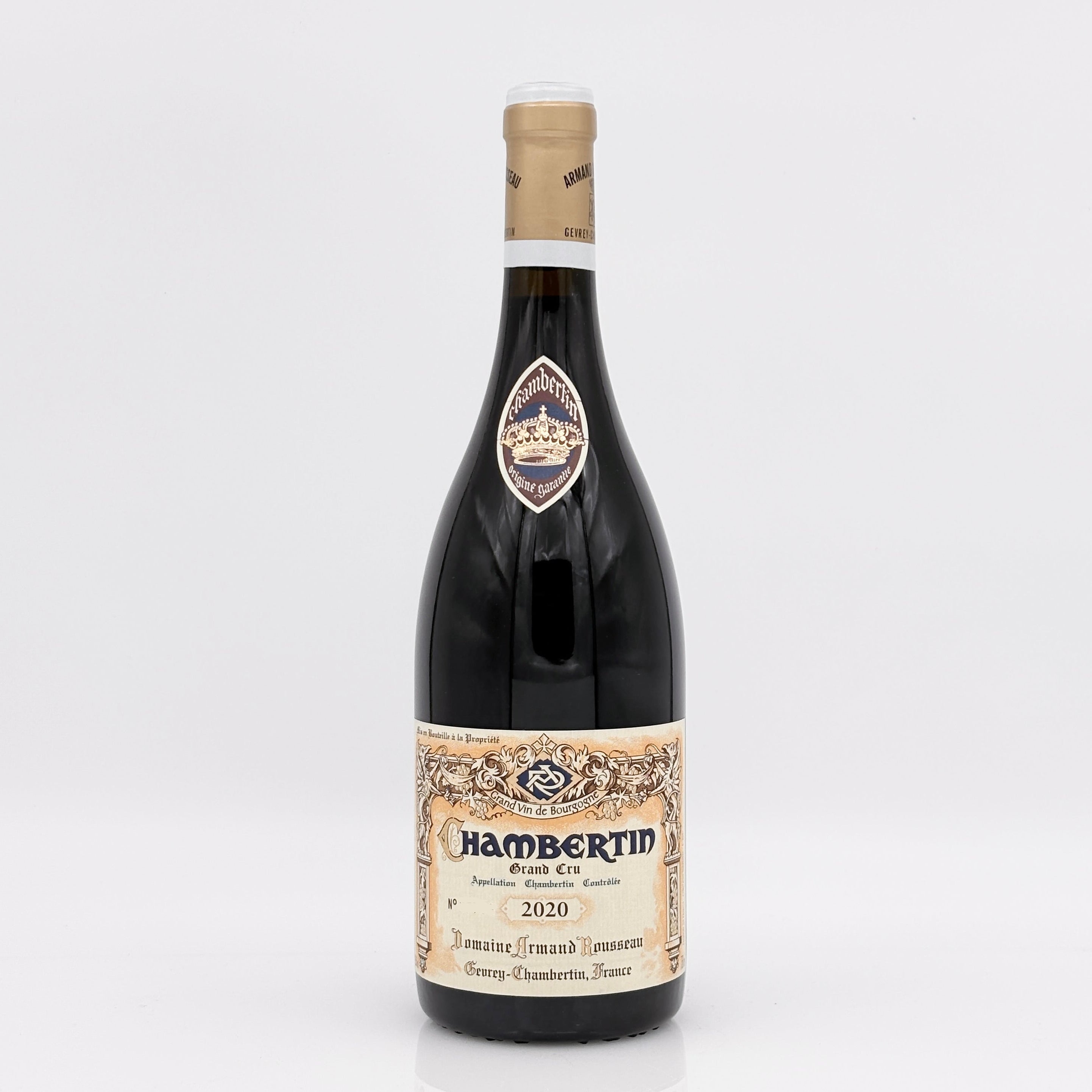 Wine bottle with a white background 