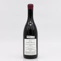 Wine bottle with a label on a white background