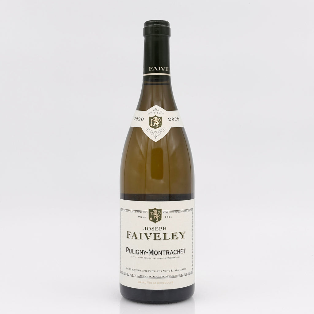 Wine bottle with 'Joseph Faiveley' label on a white background