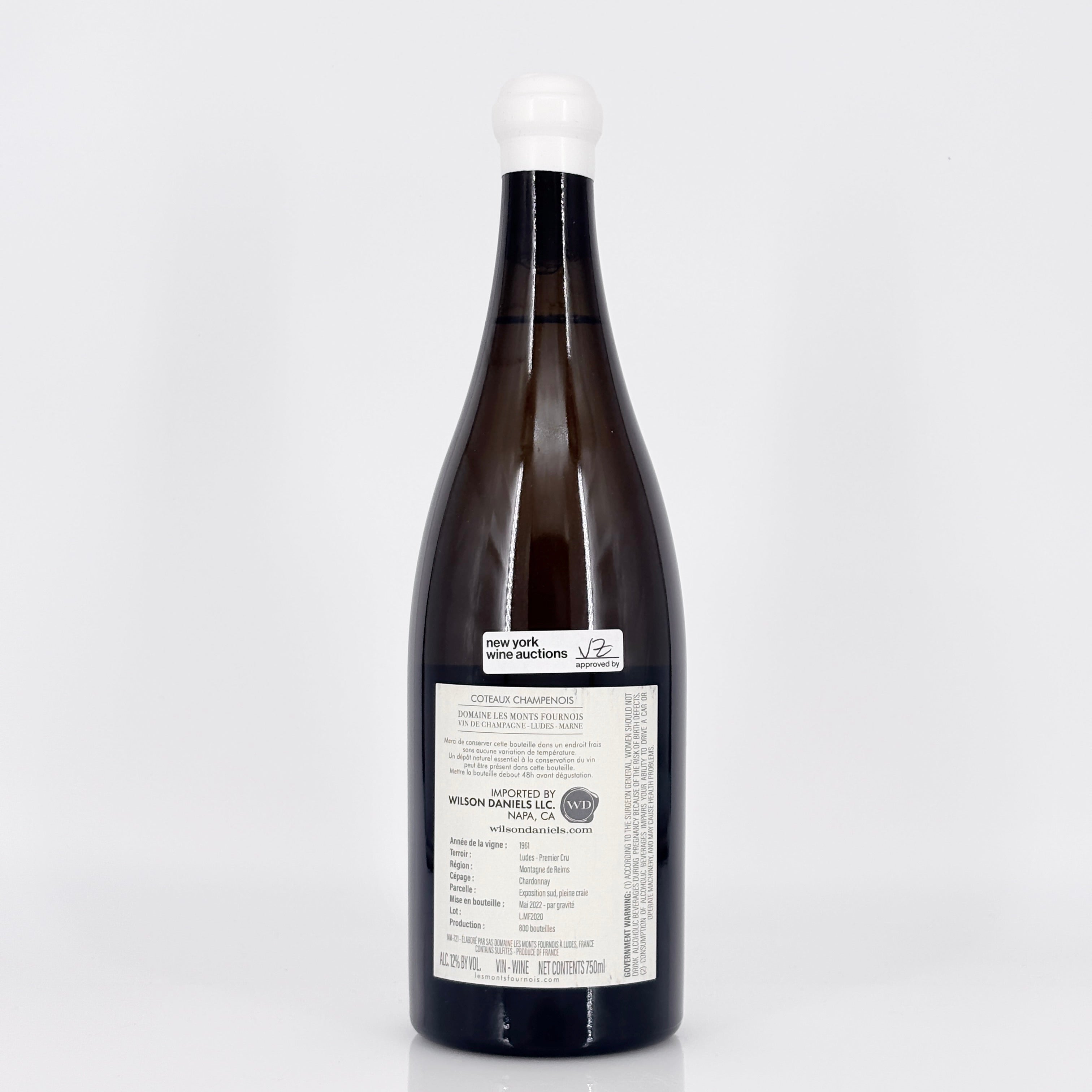 2020 Domaine Les Monts Fournois Coteaux Champenois Ludes Premier Cru Blanc, Champagne, France