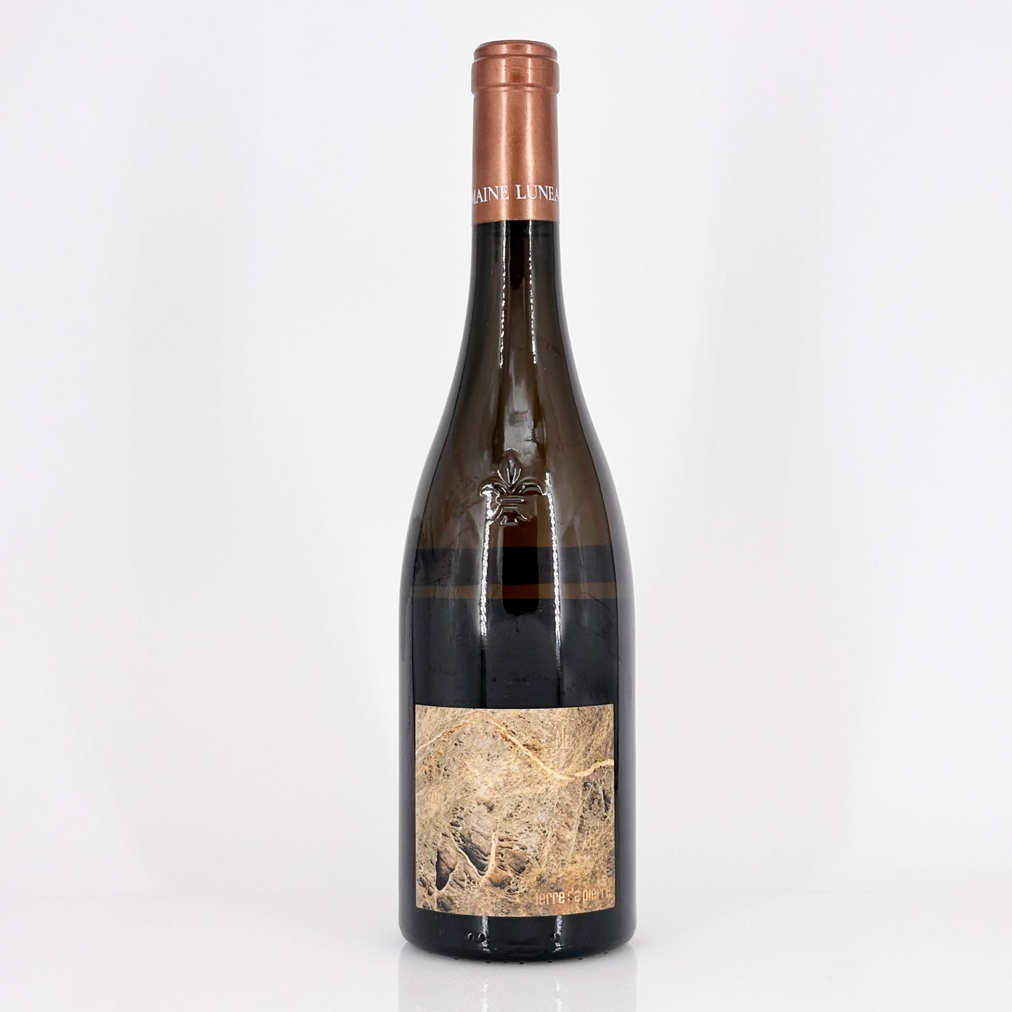 Bottle of wine on a white background