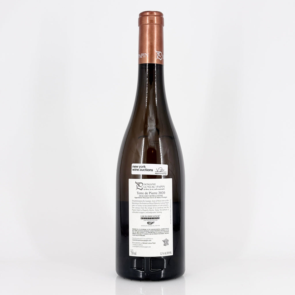 Bottle of wine on a white background