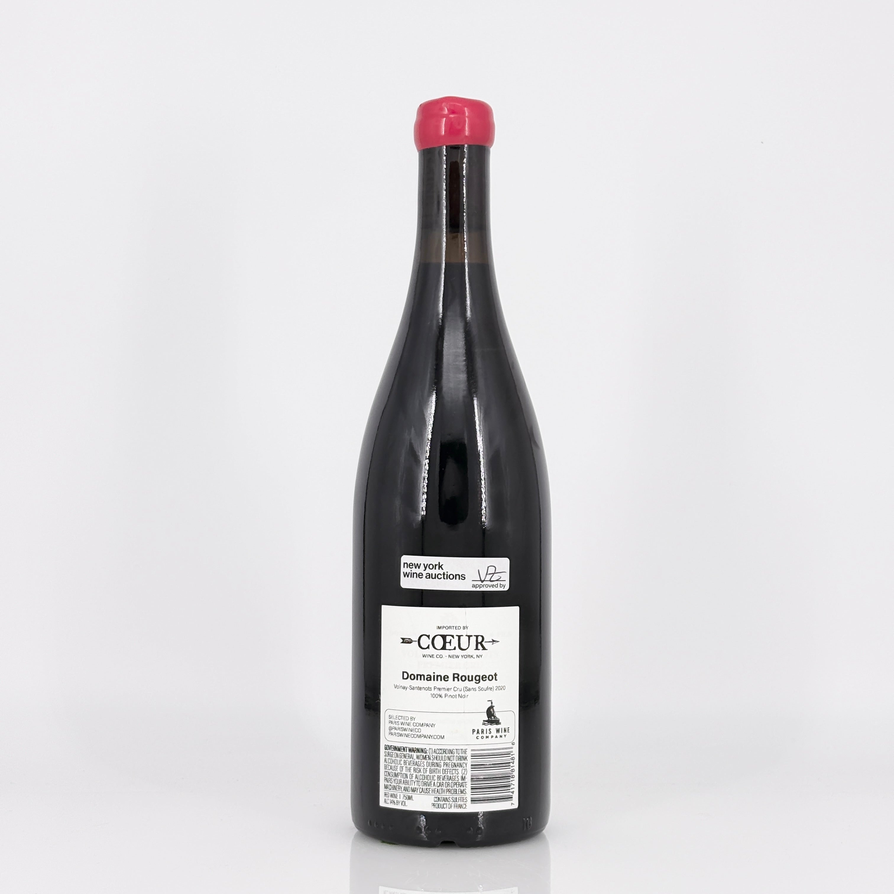 2020 Domaine Rougeot Volnay Santenots, Volnay Premier Cru, France
