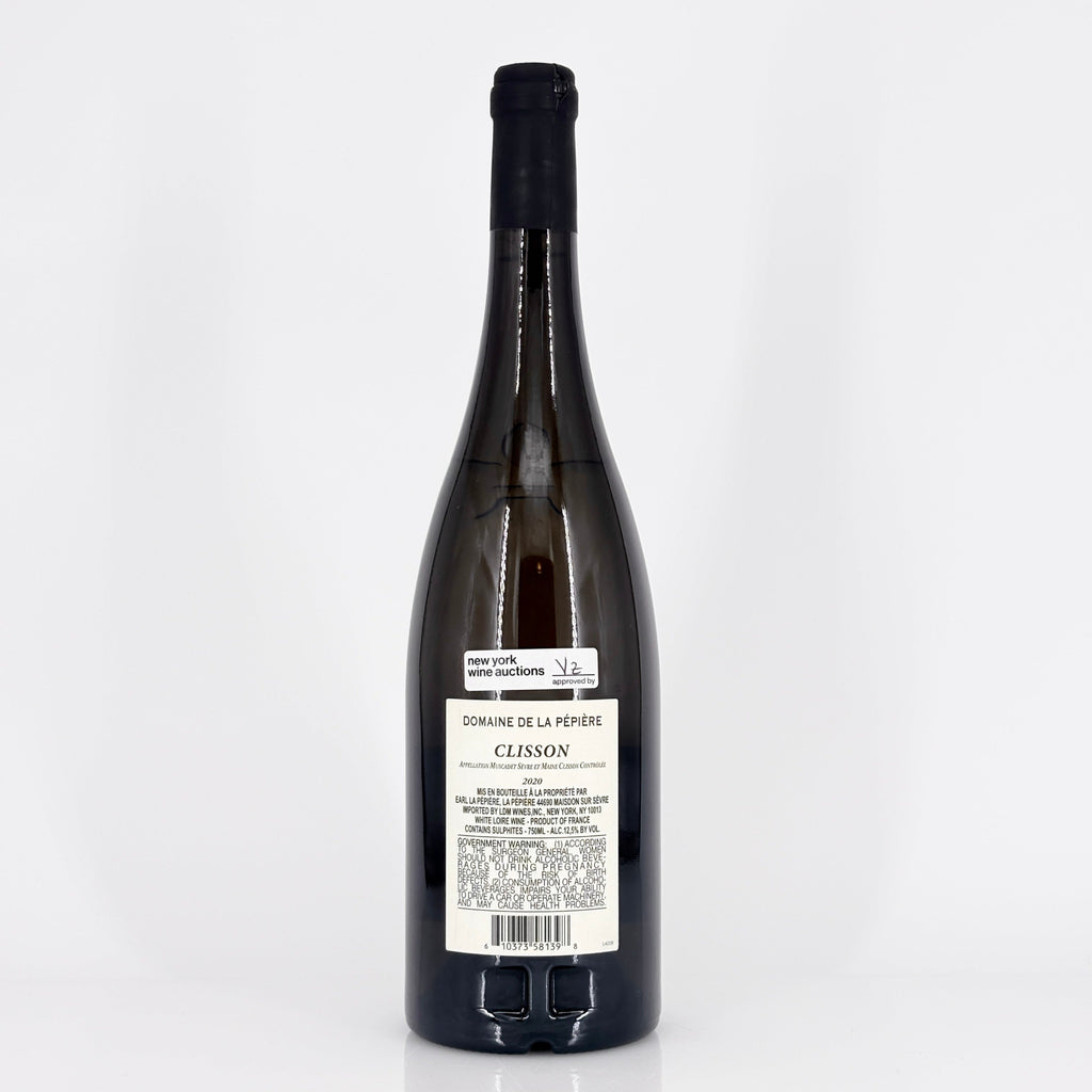Bottle of wine on a white background