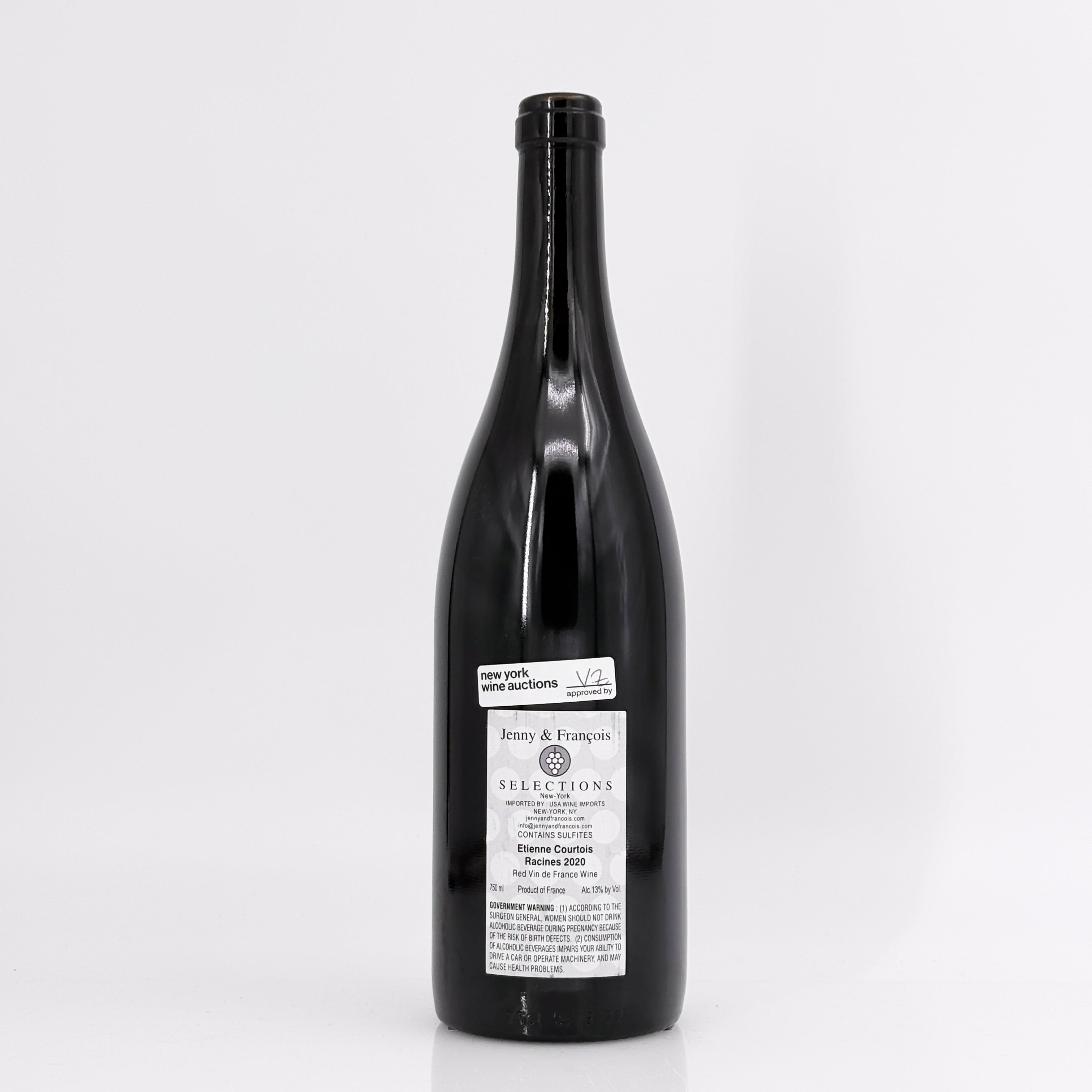 2020 Etienne et Claude Courtois Les Cailloux du Paradis Racines, Loire, Vin de France