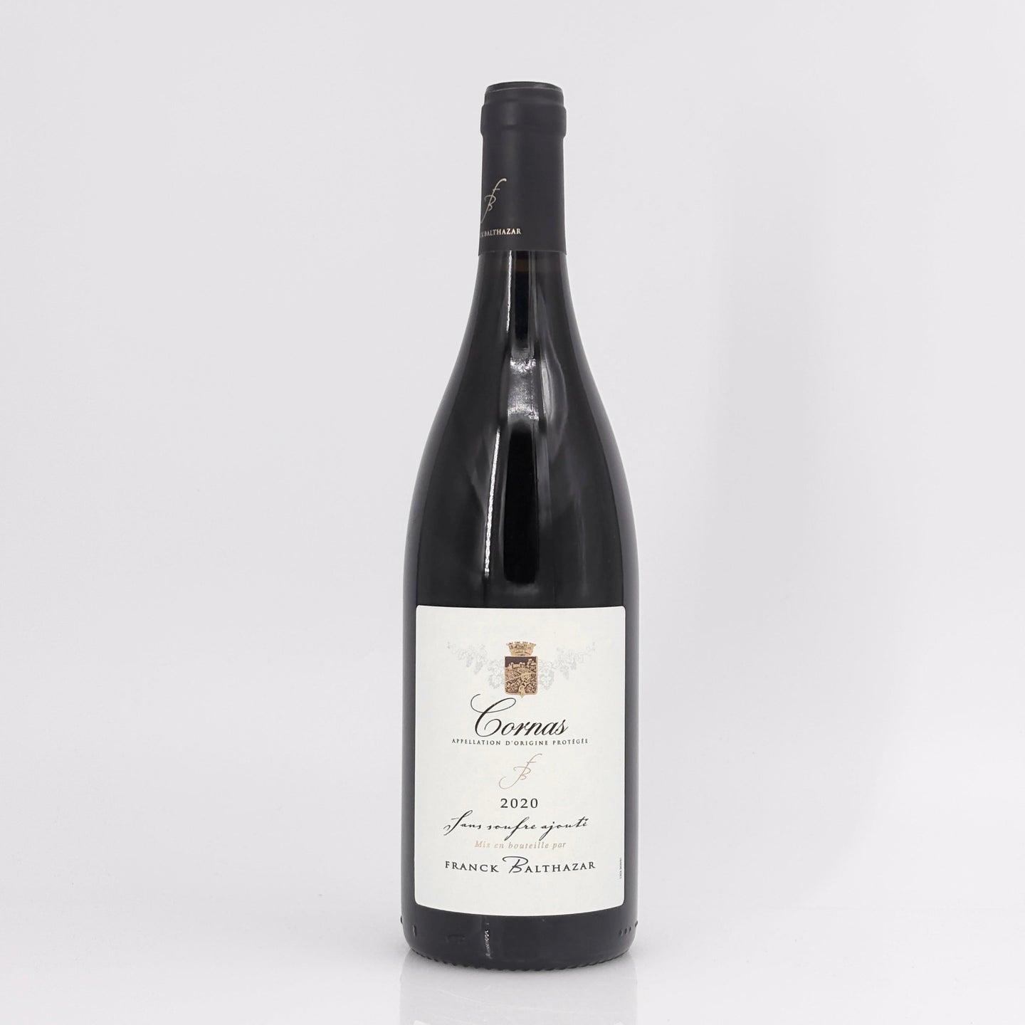 2020 Franck Balthazar Cornas Sans Soufre Ajoute Rhone, France