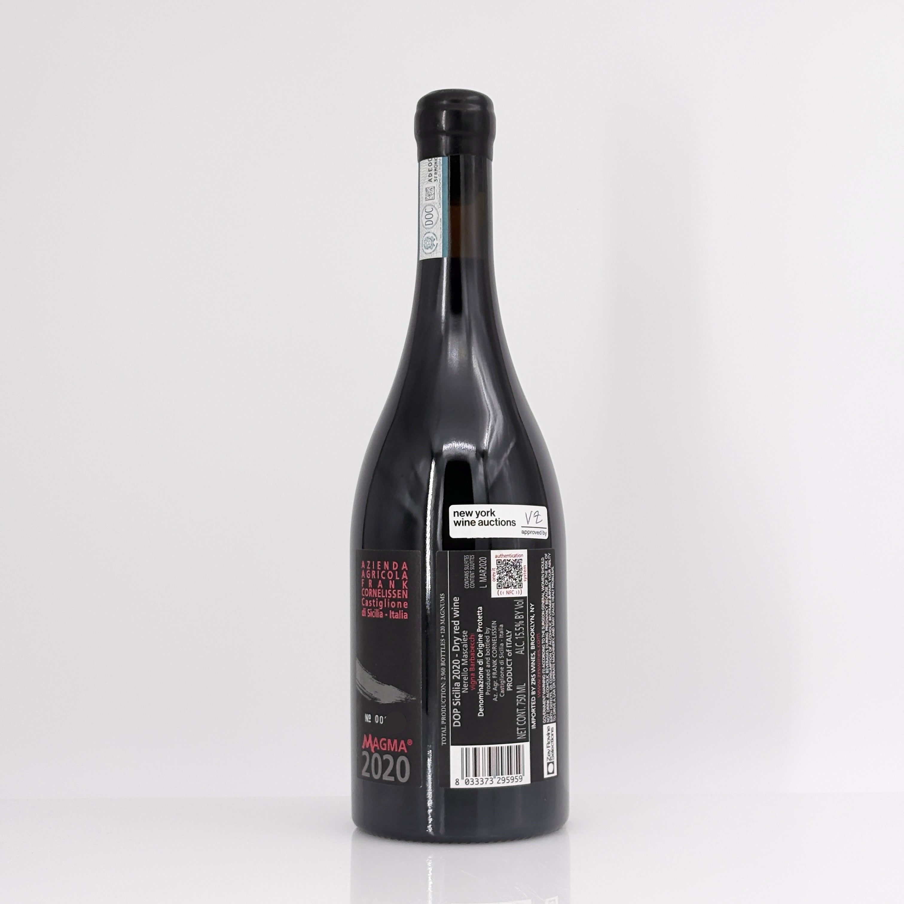 2020 Frank Cornelissen 'Magma' Terre Siciliane Rosso IGT, Sicily, Italy