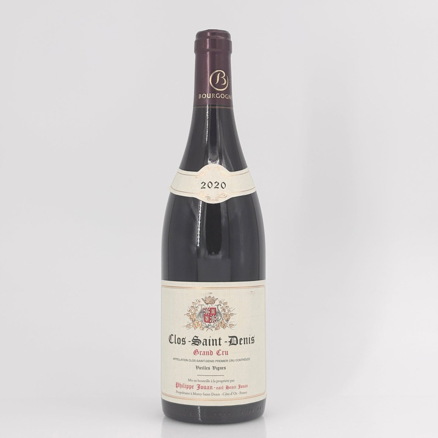 2020 Henri & Philippe Jouan Clos Saint Denis Vieilles Vignes Grand Cru, Cote de Nuits, France