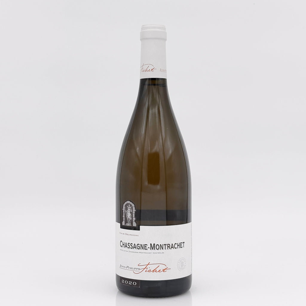 Wine bottle with a white label on a light gray background
