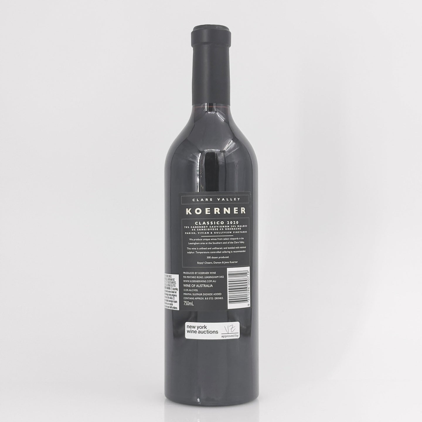 2020 Koerner 'Classico', Clare Valley, Australia