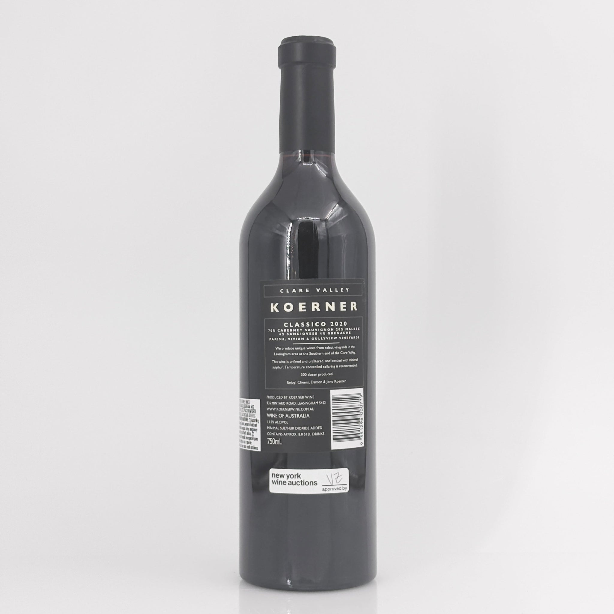 2020 Koerner 'Classico', Clare Valley, Australia