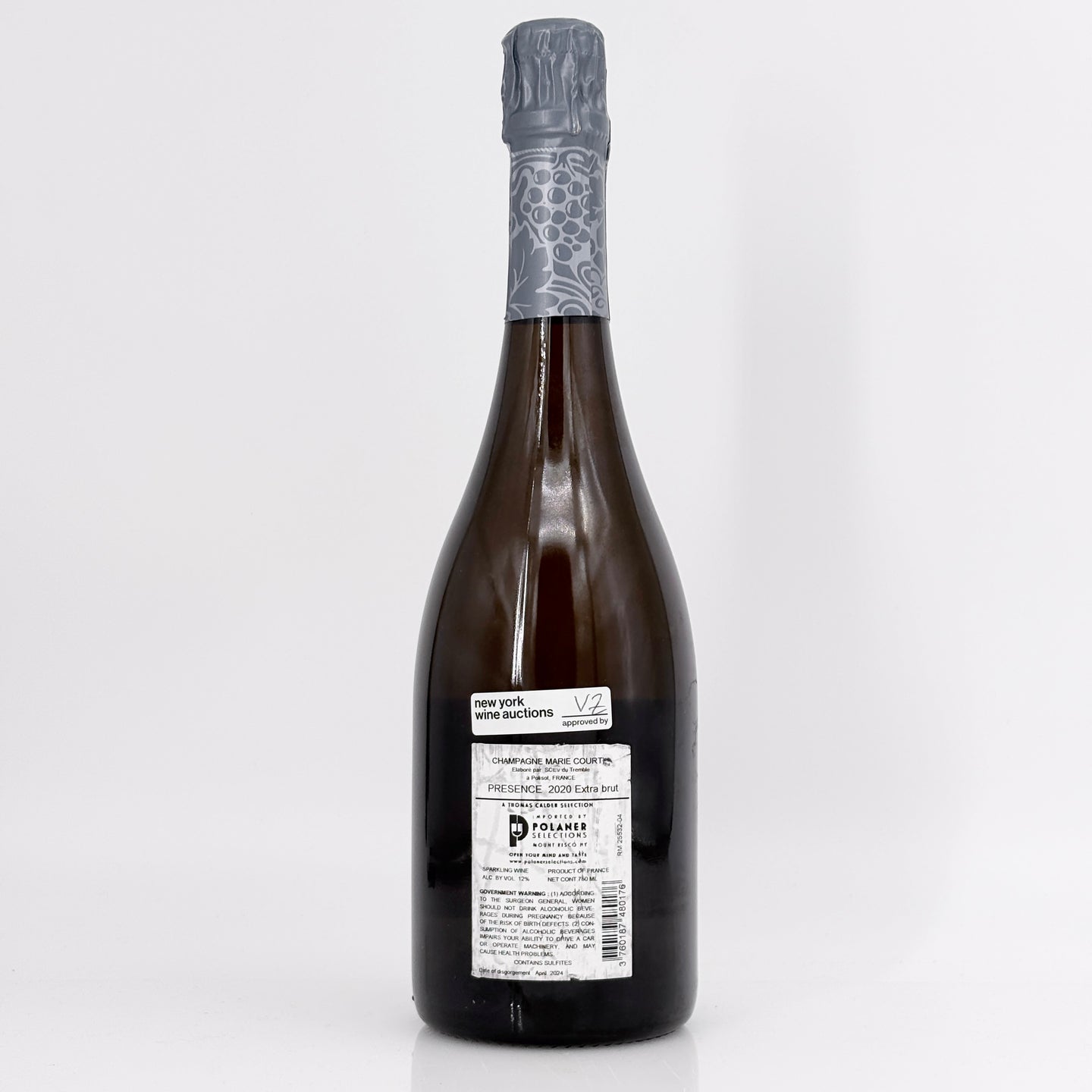2020 Marie Courtin Presence Blanc de Blancs Extra Brut Champagne, France