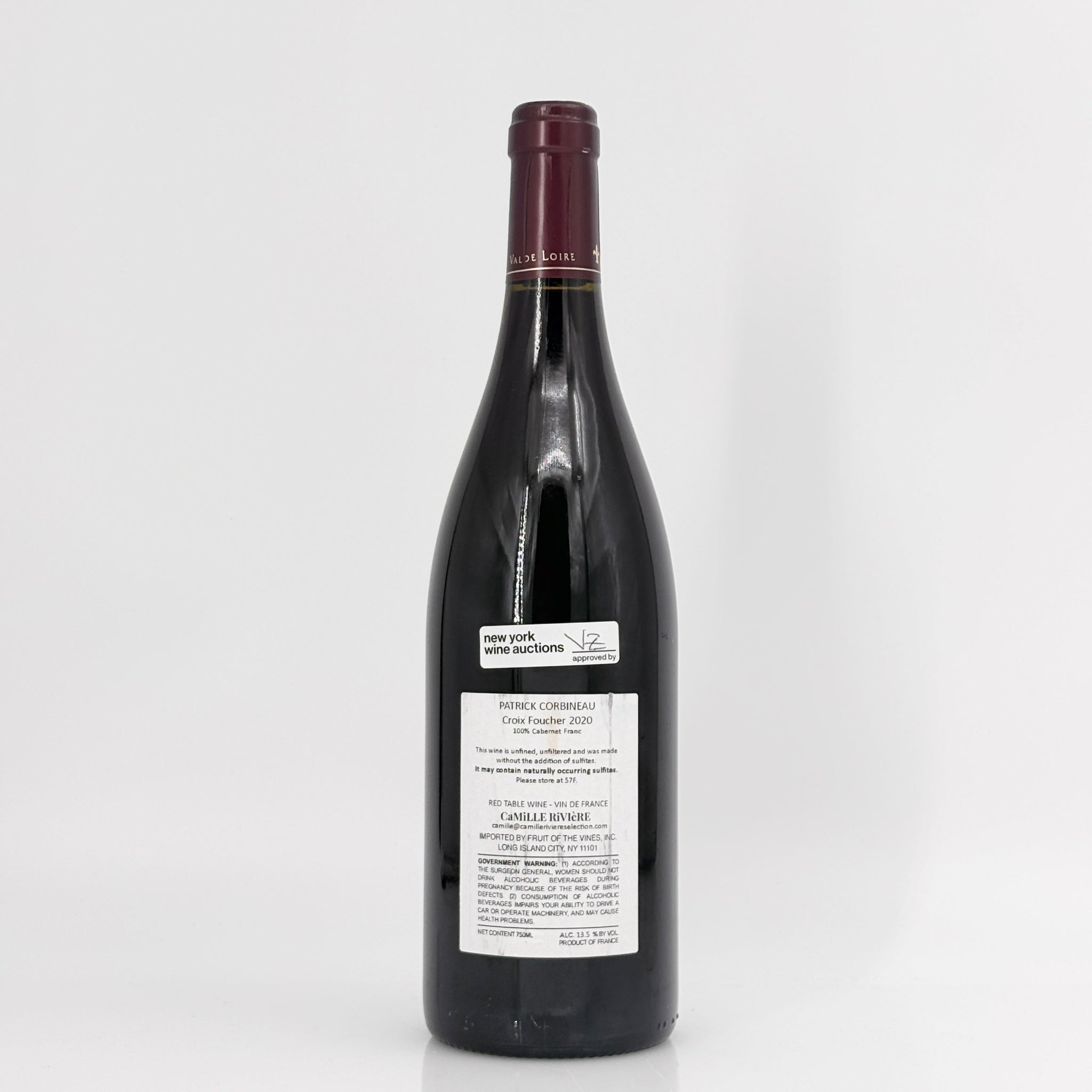 2020 Patrick Corbineau 'Croix Faucher' Loire, Vin de France