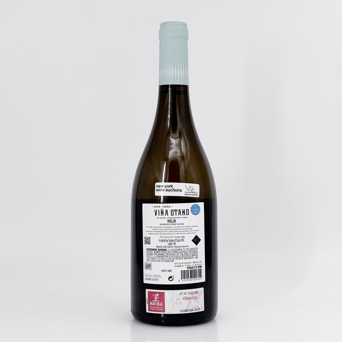 2020 Vina Otano Blanco Fermentado en Barrica, Rioja DOCa, Spain
