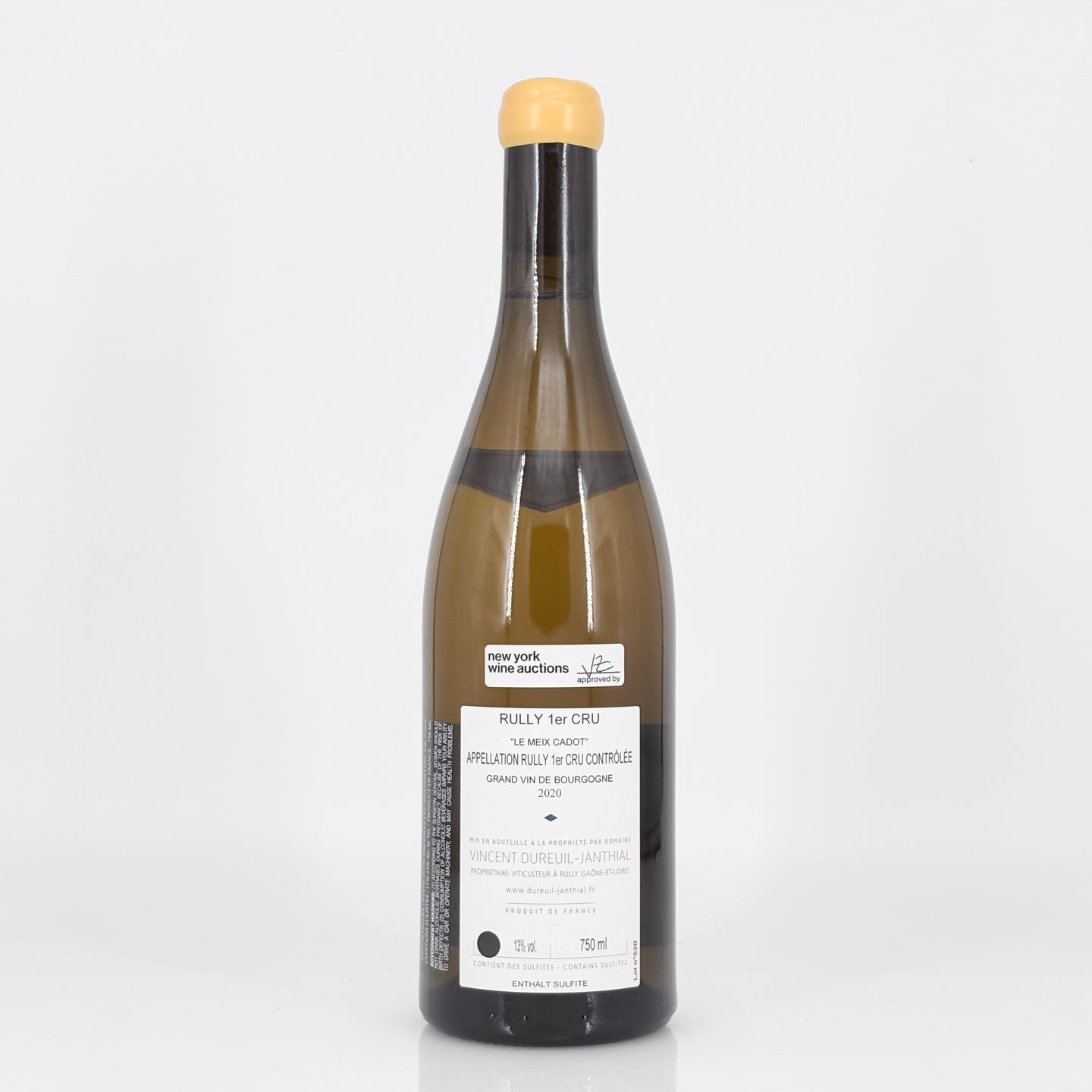 2020 Vincent Dureuil-Janthial Le Meix-Cadot Blanc, Rully Premier Cru, France