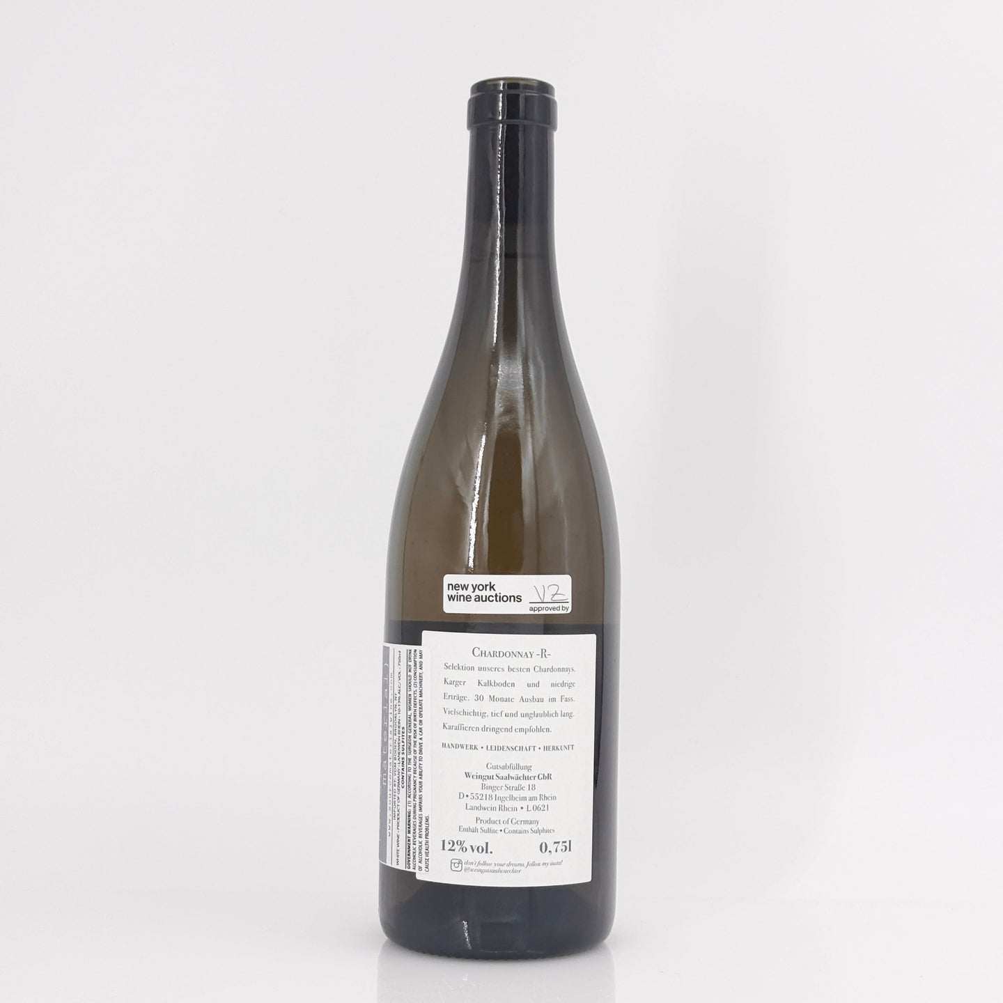 2020 Weingut Saalwachter Chardonnay R, Rheinhessen, Germany