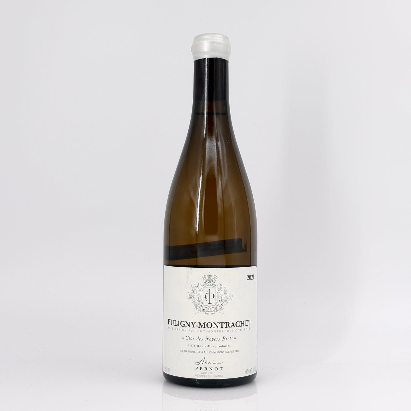 2021 Alvina Pernot Puligny-Montrachet 'Clos des Noyers Brets' Cote de Beaune, France