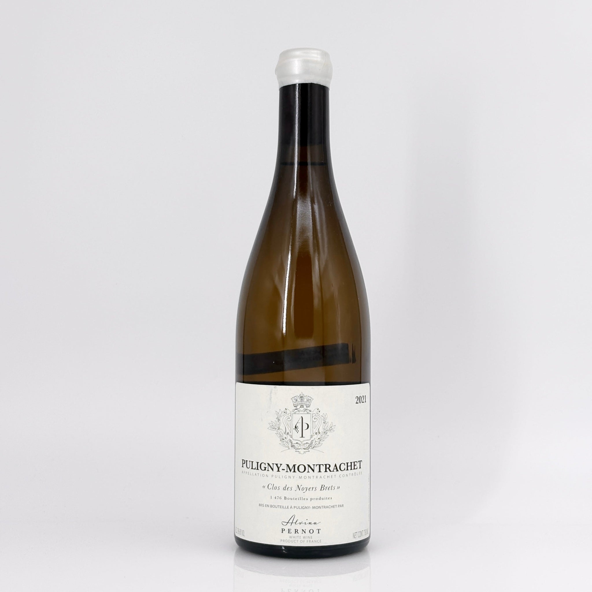 2021 Alvina Pernot Puligny-Montrachet 'Clos des Noyers Brets' Cote de Beaune, France