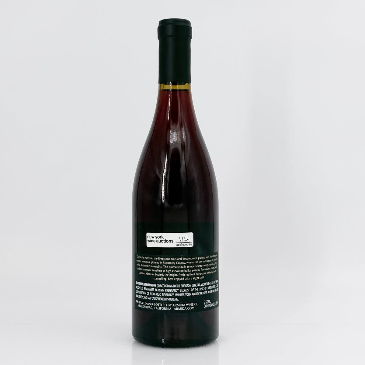2021 Armida Winery Chalone Vineyard Pinot Noir Chalone, USA