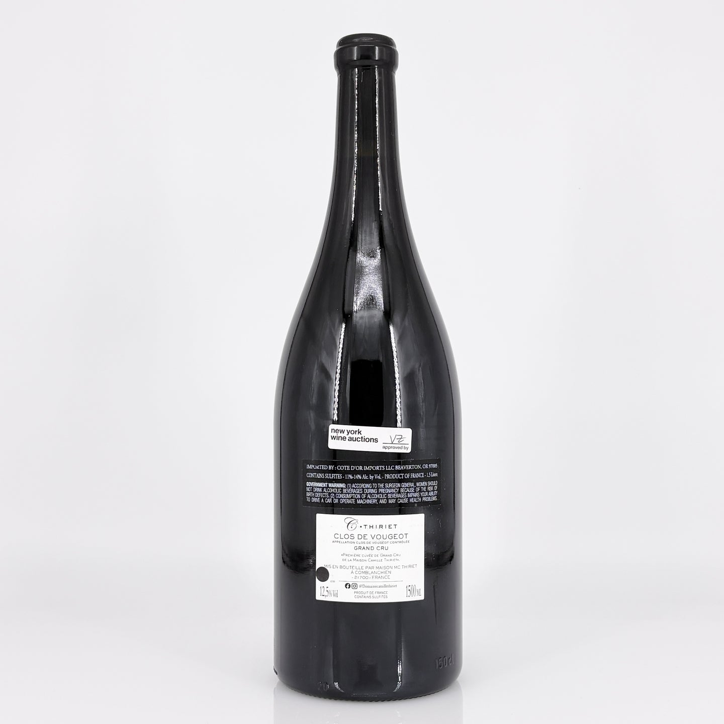 2021 Camille Thiriet Clos de Vougeot Grand Cru 'Initiale' 1.5L Magnum, Cote de Nuits, France
