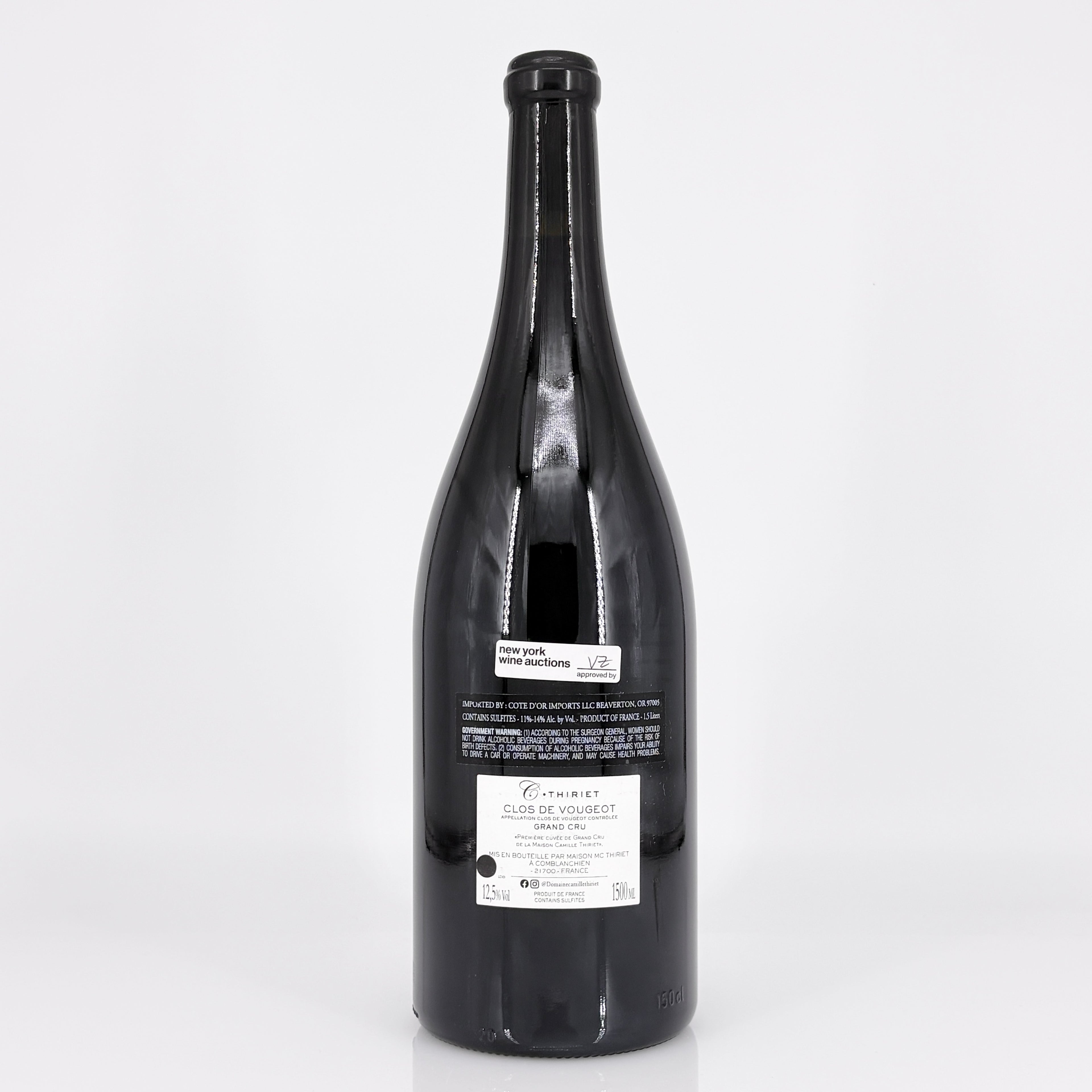 2021 Camille Thiriet Clos de Vougeot Grand Cru 'Initiale' 1.5L Magnum, Cote de Nuits, France