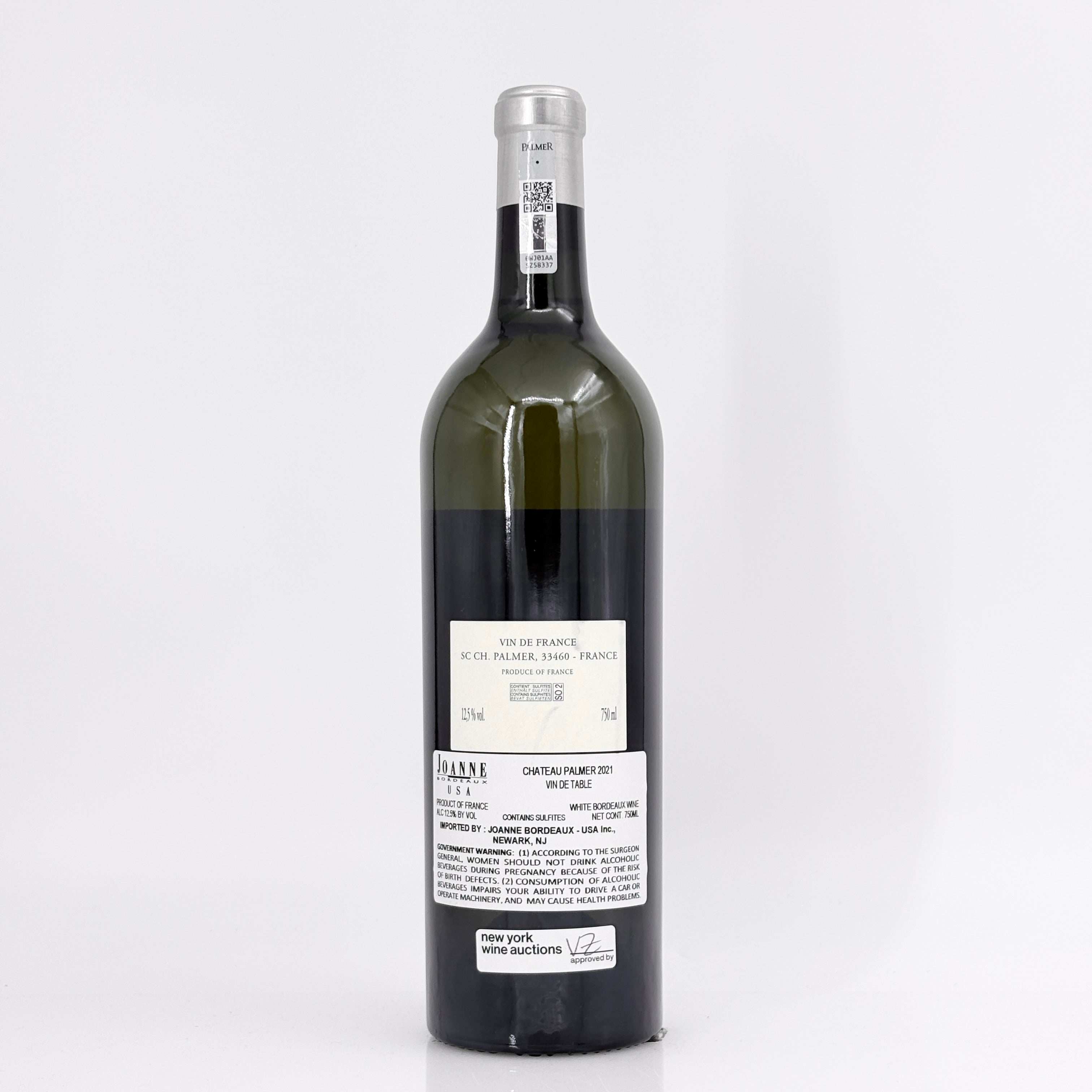 2021 Chateau Palmer 'Vin Blanc de Palmer' Vin de France
