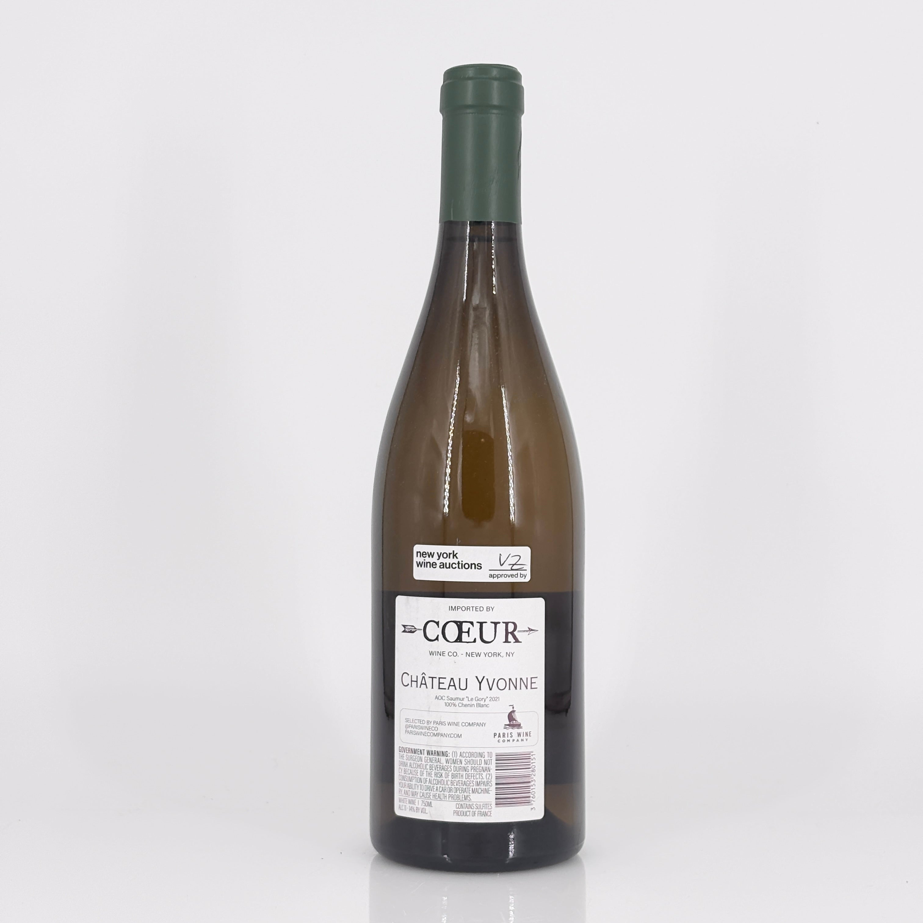 2021 Chateau Yvonne Saumur Blanc 'Le Gory' Loire, France