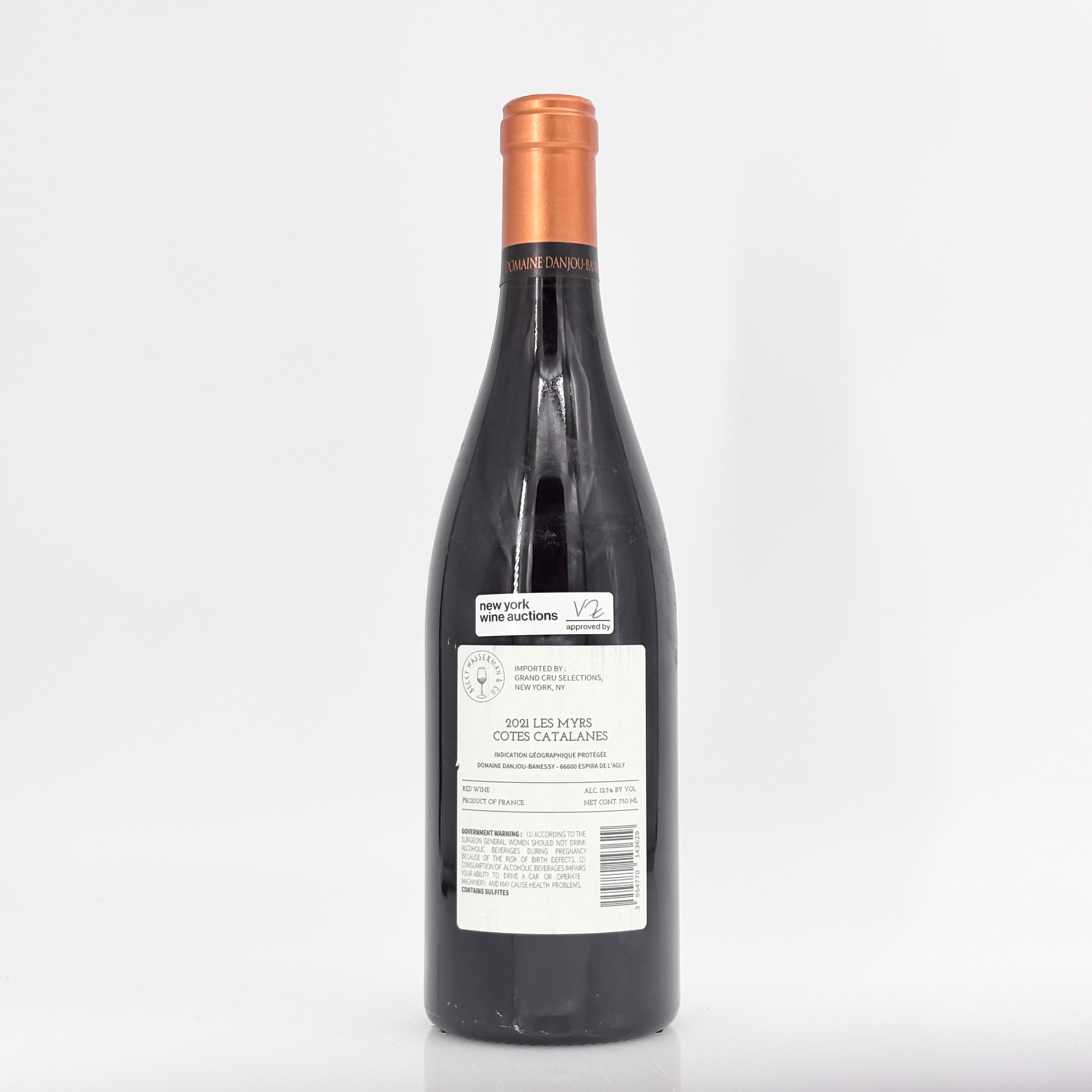 2021 Domaine Danjou-Banessy, Cotes du Roussillon Villages 'Les Myrs', Languedoc-Roussillon, France