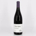 Wine bottle labeled 'Côte-Rotie' on a white background