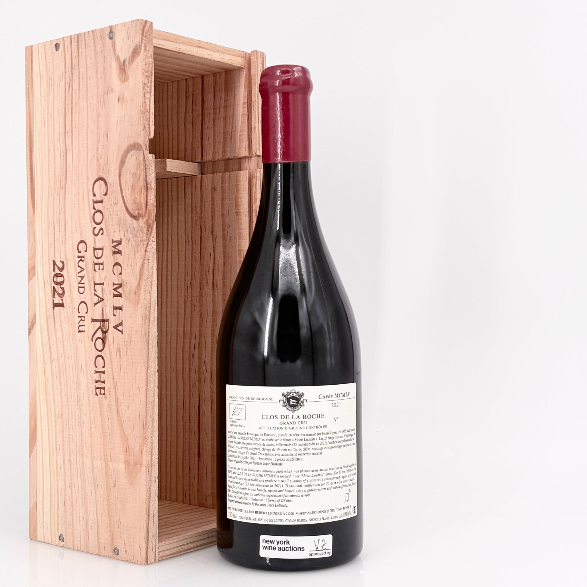 2021 Domaine Hubert Lignier Clos de la Roche Grand Cru MCMLV, Cote de Nuits, France