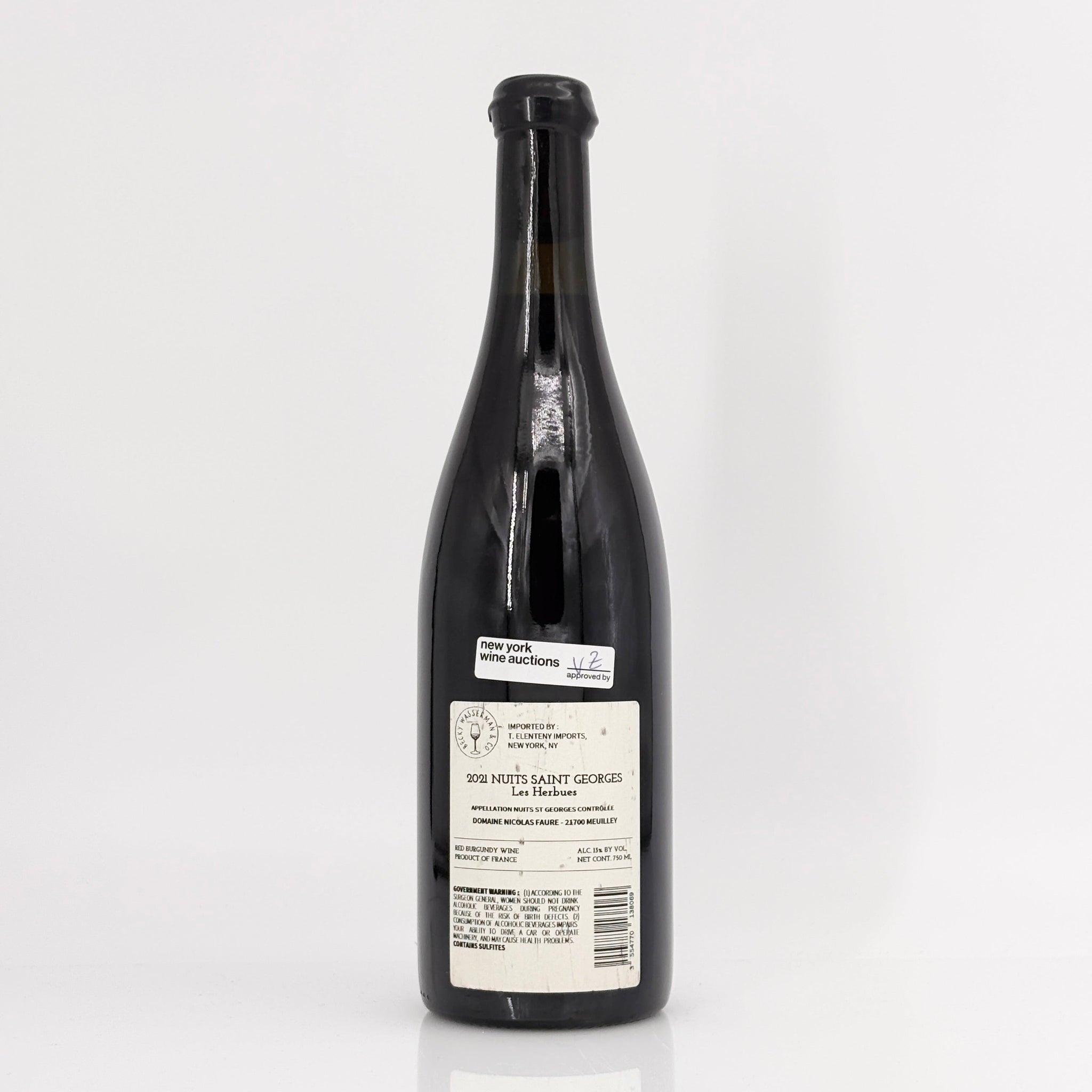 2021 Domaine Nicolas Faure Nuits-Saint-Georges Les Herbues Cote de Nuits, France