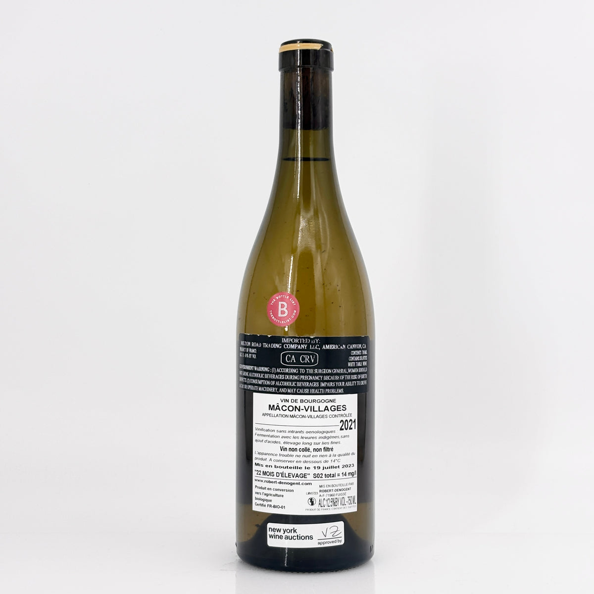 2021 Domaine Robert-Denogent Macon-Villages, Burgundy, France (Lot 2)