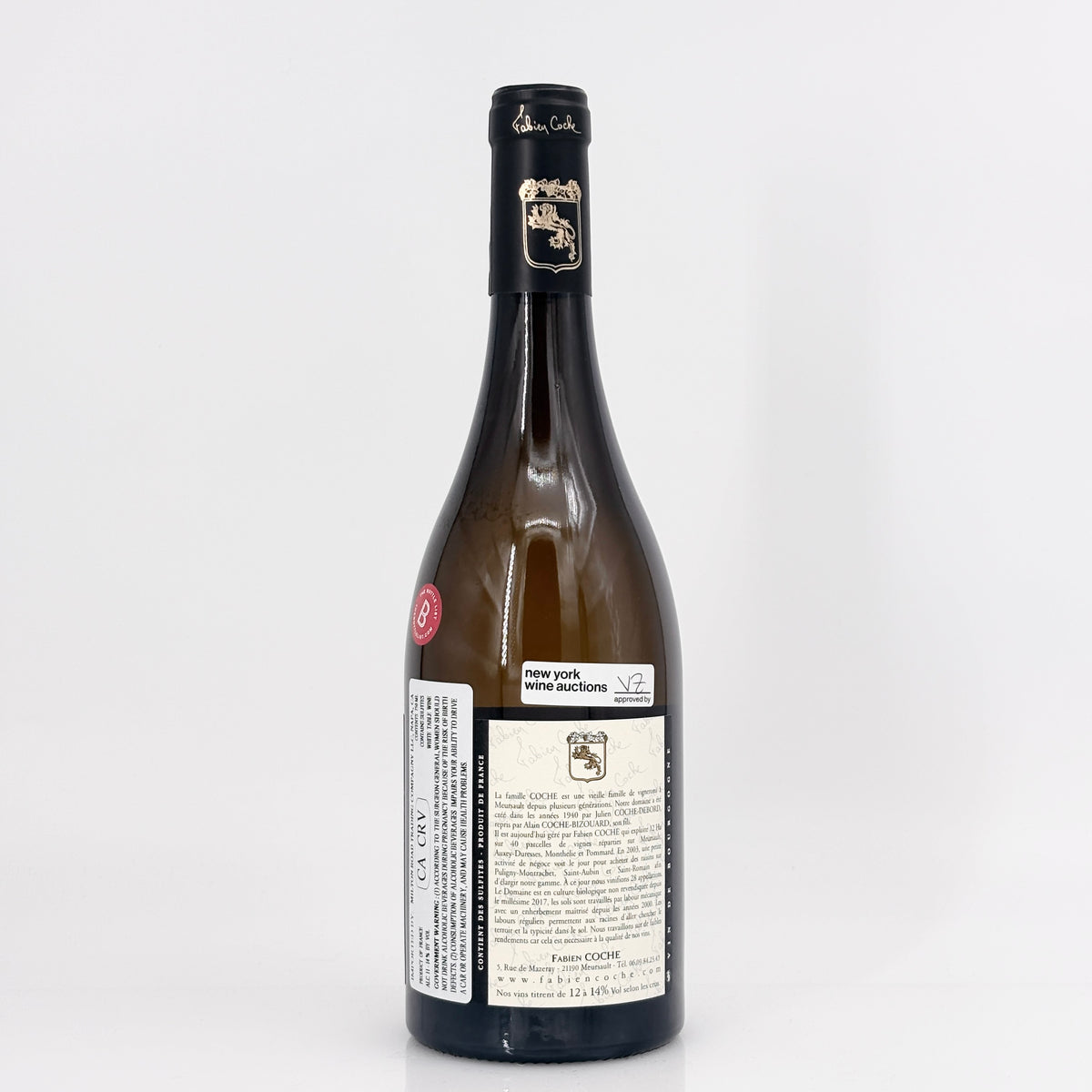 2021 Fabien Coche - Coche-Bizouard Meursault Le Limozin, Cote de Beaune, France
