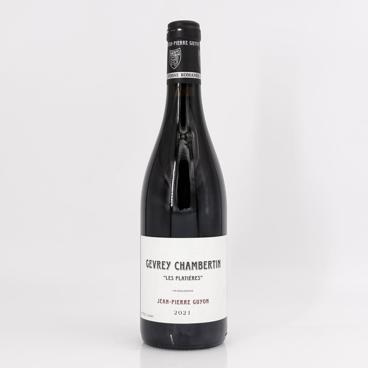 2021 Jean-Pierre Guyon Gevrey-Chambertin Les Platieres, Cote de Nuits, France