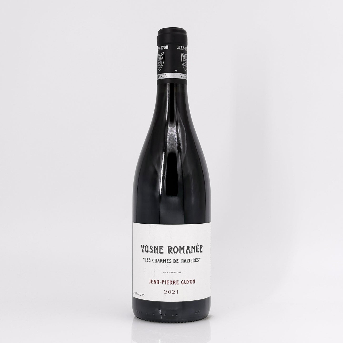 2021 Jean-Pierre Guyon Vosne-Romanee 'Les Charmes de Mazieres' Cote de Nuits, France