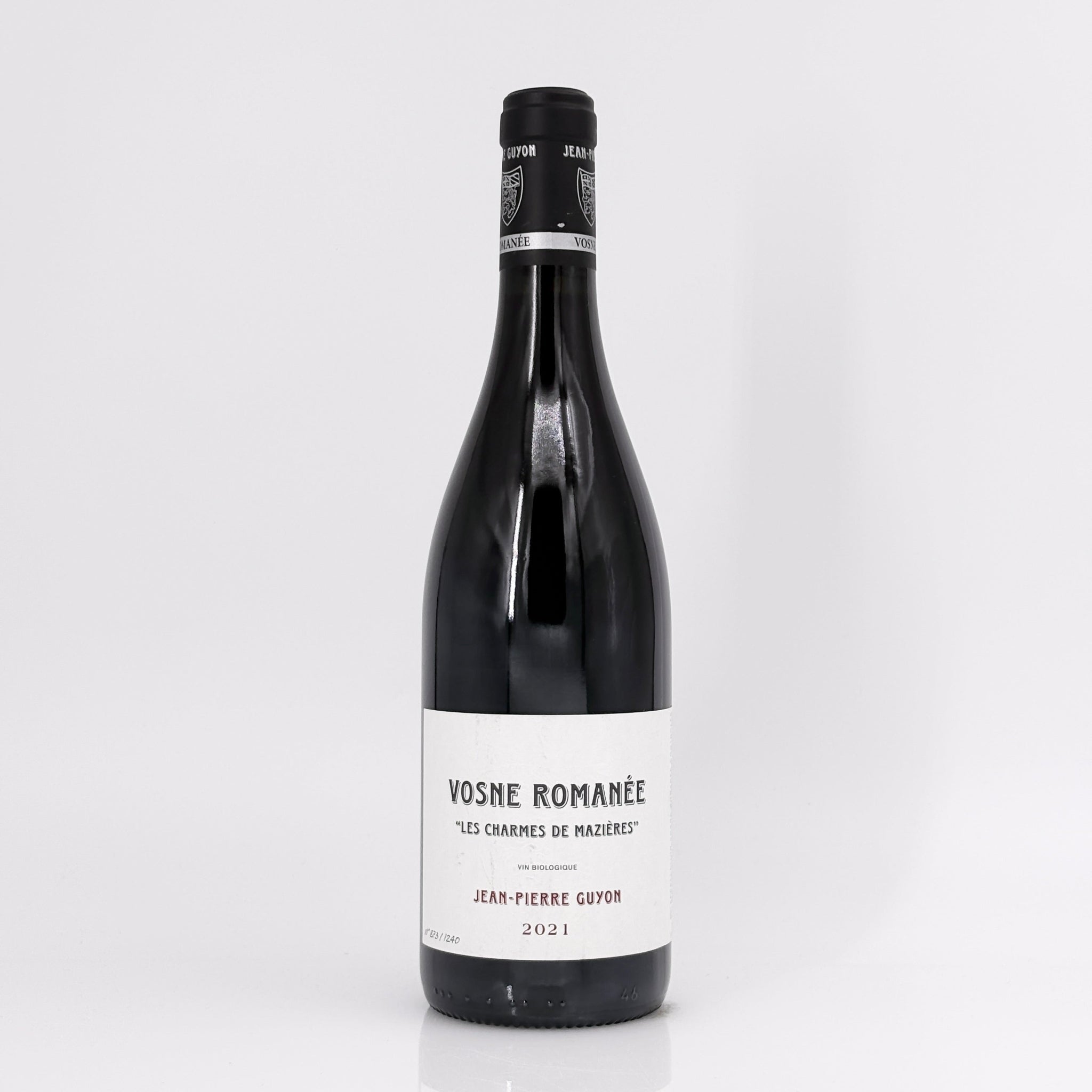 2021 Jean-Pierre Guyon Vosne-Romanee 'Les Charmes de Mazieres' Cote de Nuits, France