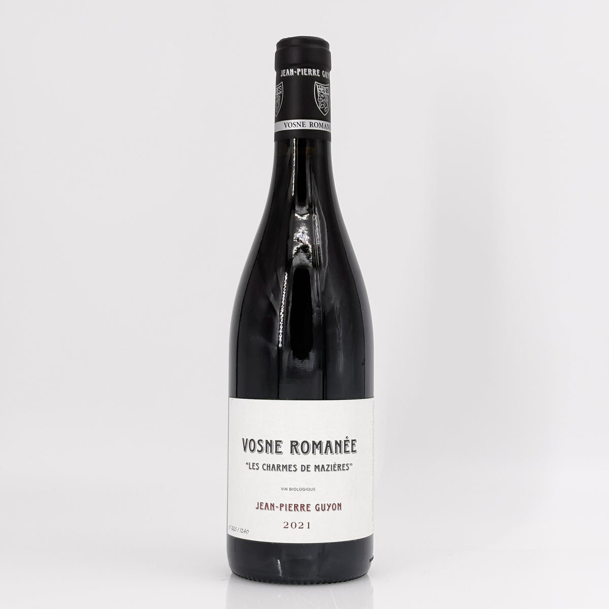 2021 Jean-Pierre Guyon Vosne-Romanee Les Charmes de Mazieres Cote de Nuits, France