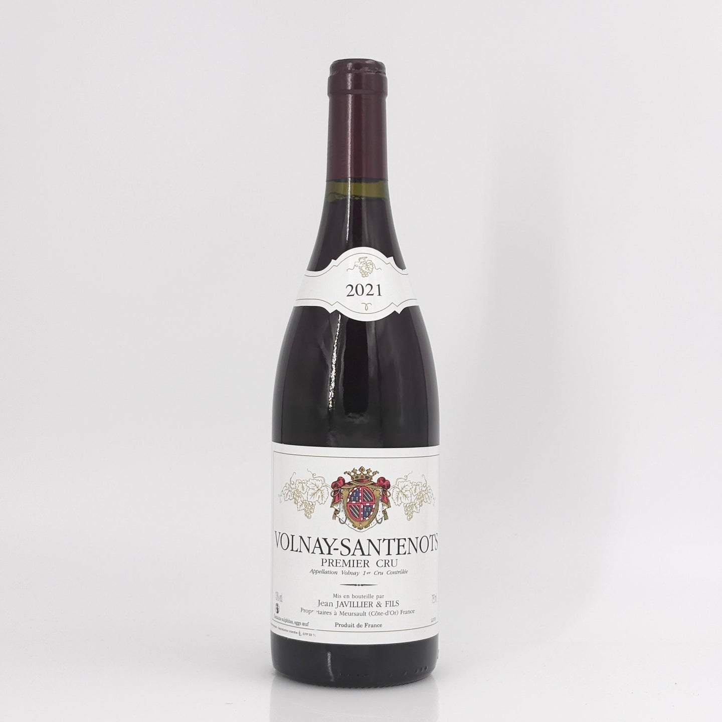 2021 Jean Javillier et Fils Santenots Volnay Premier Cru, France