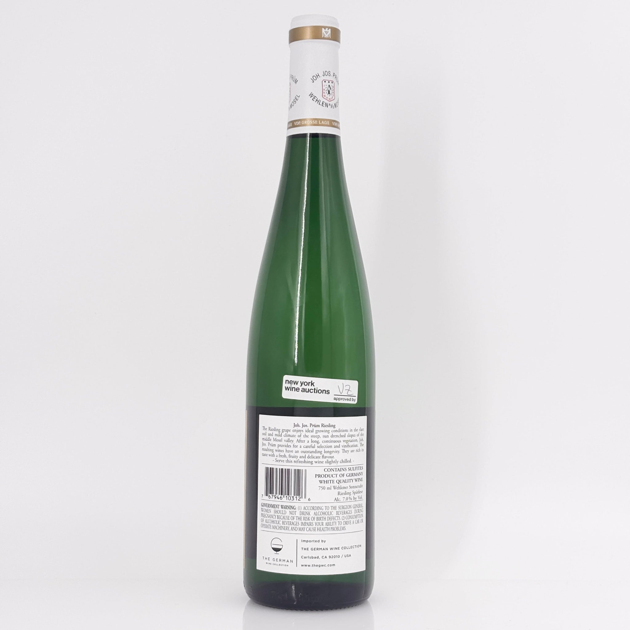 2021 Joh. Jos. Prum Wehlener Sonnenuhr Riesling Spatlese, Mosel, Germany